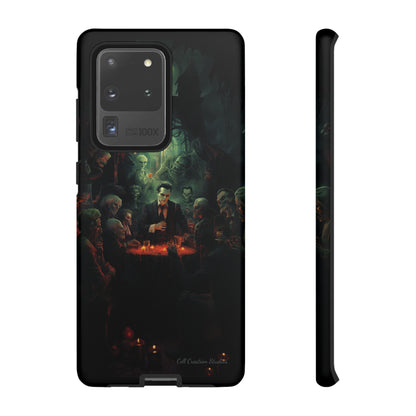 Introducing the "Ghoulish Gala" Cell Phone Case – Dracula's Halloween Soiree -Tough Cases