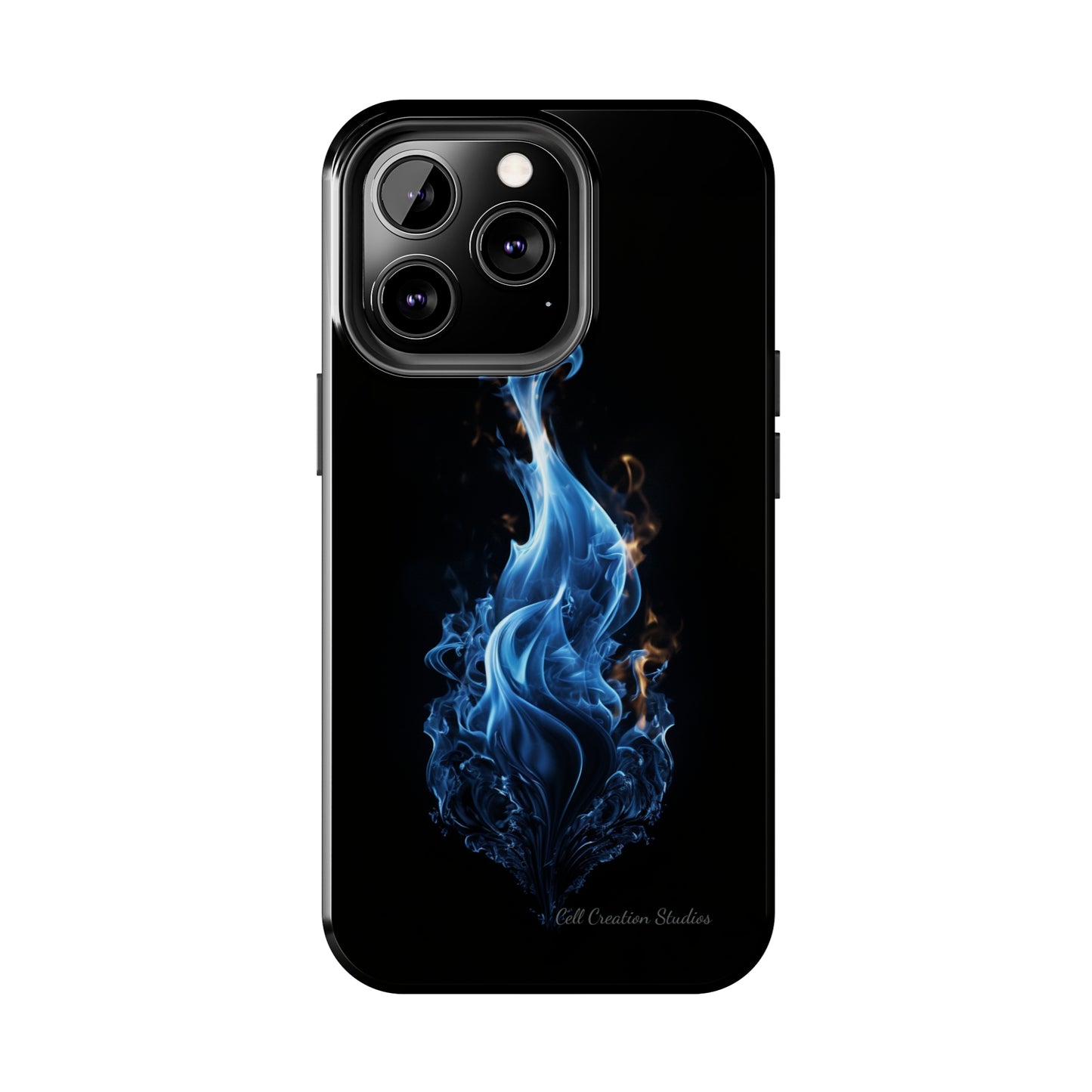 "Blue Flame" Phone Case: Ignite Your Style with Fiery Elegance -Tough Phone Cases