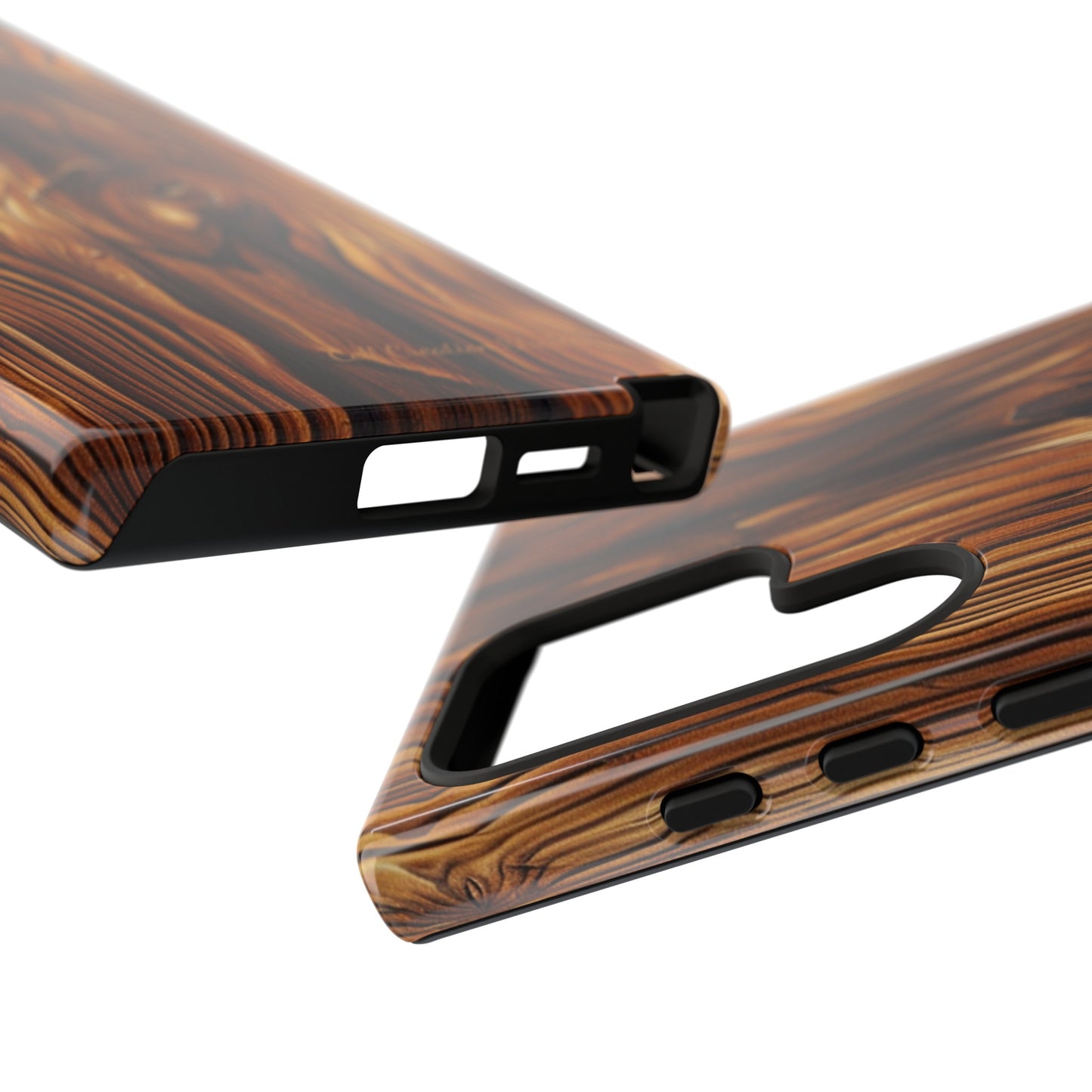 "Wood Grain Elegance" Tough Samsung Galaxy Cases