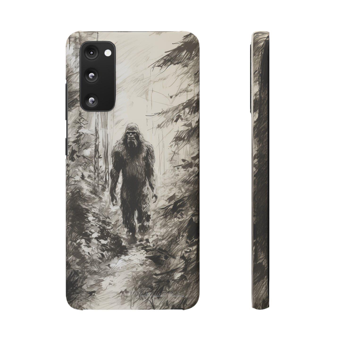 "Bigfoot in the Wilderness" Cell Phone Case – Encounter Bigfoot's Mystery -Snap Cases