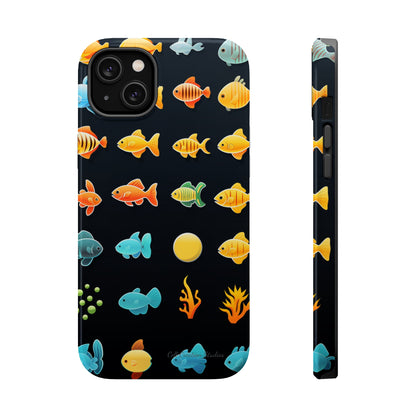 "AquaArt Fish" -MagSafe Tough Phone Cases