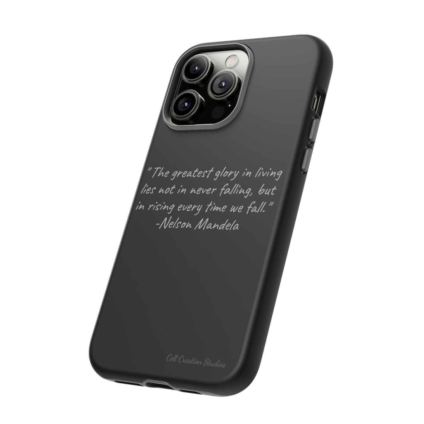 "Rising Glory" Nelson Mandela Quote Phone Case -Tough Cases