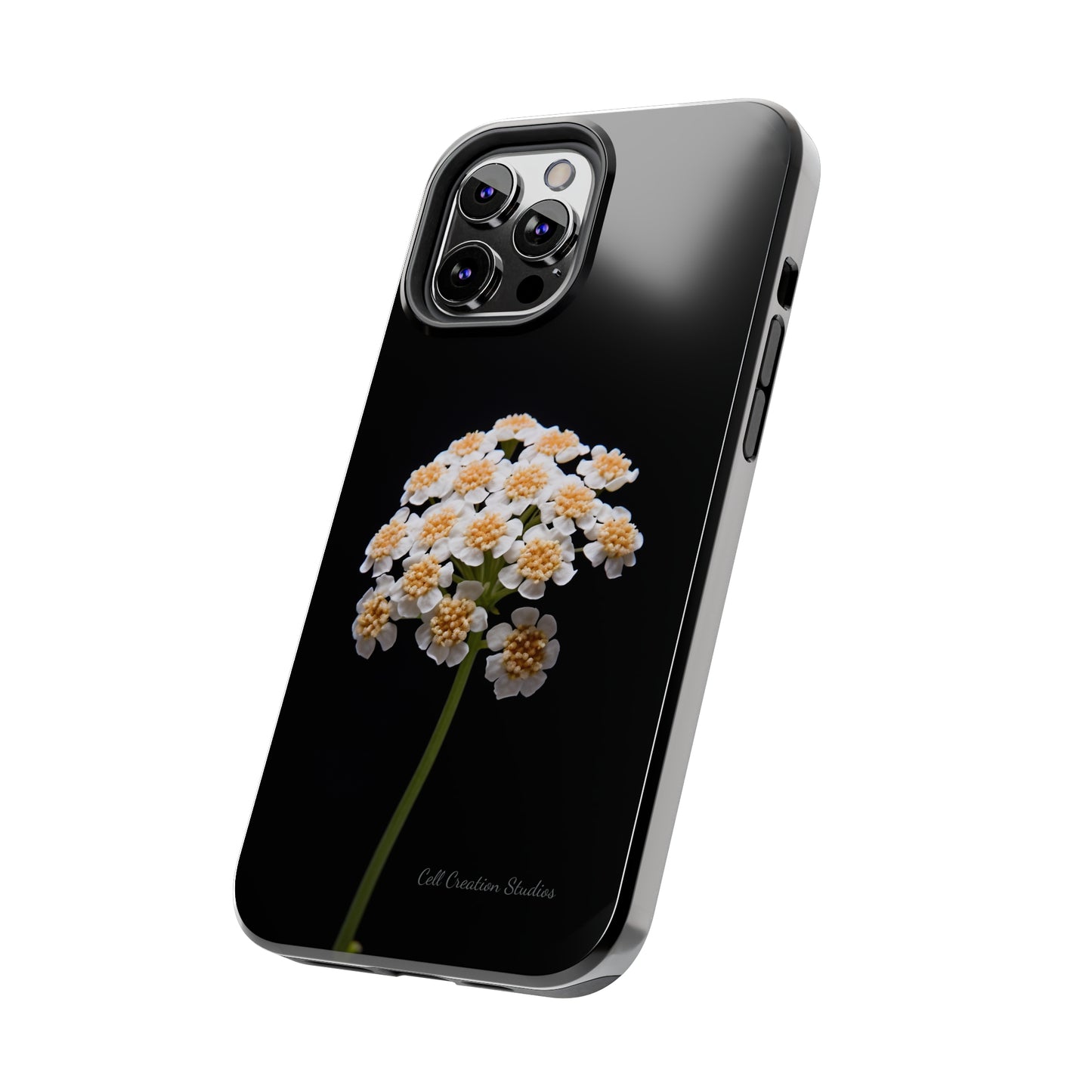 "Elegant Yarrow Bloom" Phone Case -Tough Phone Cases