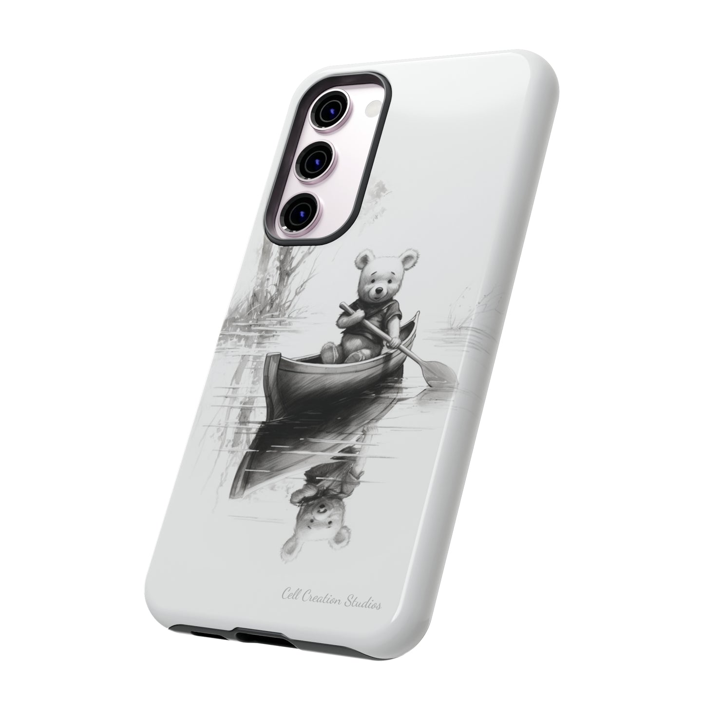 "Winnie-the-Pooh Rowing" Phone Case -Tough Cases