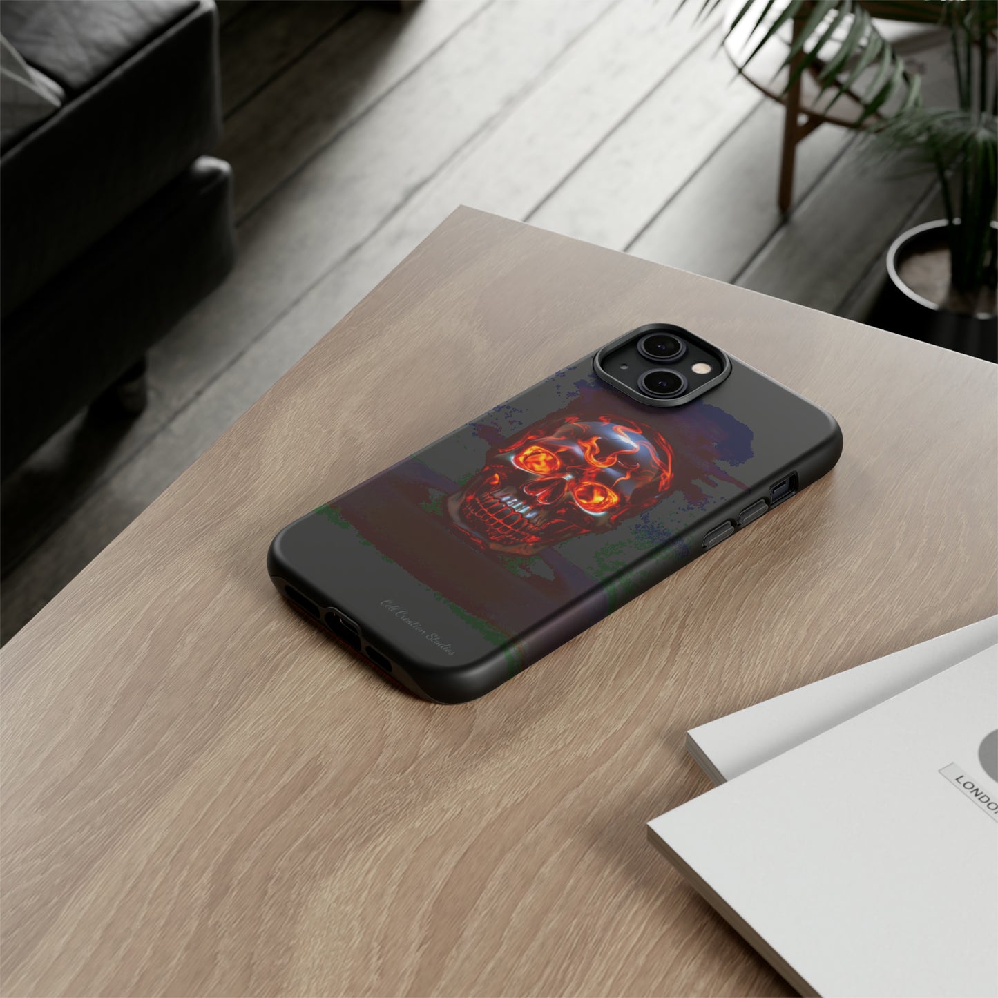 "Inferno Cranium" Phone Case -Tough Cases