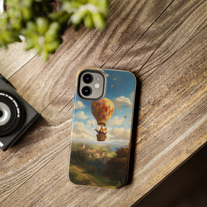 Introducing the "Winnie-The-Pooh's Balloon Adventure" Cell Phone Case – Soar to New Heights in Style -Tough Phone Cases