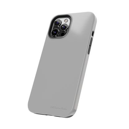 "Sleek Silver Essence" -Tough iPhone Cases
