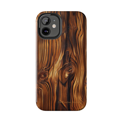 "Wood Grain Elegance" -Tough iPhone Cases