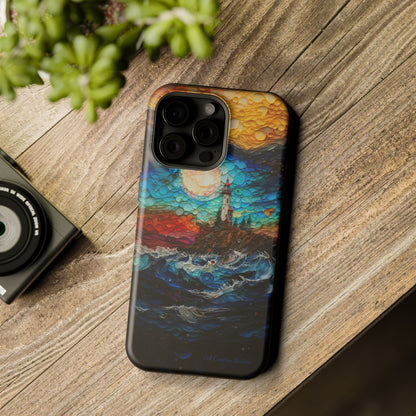 "Coastal Canvas Guardian" -MagSafe Tough iPhone Cases