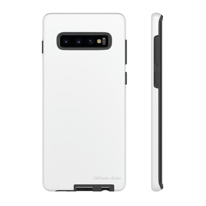 "Pure Elegance White" -Tough Samsung Phone Cases