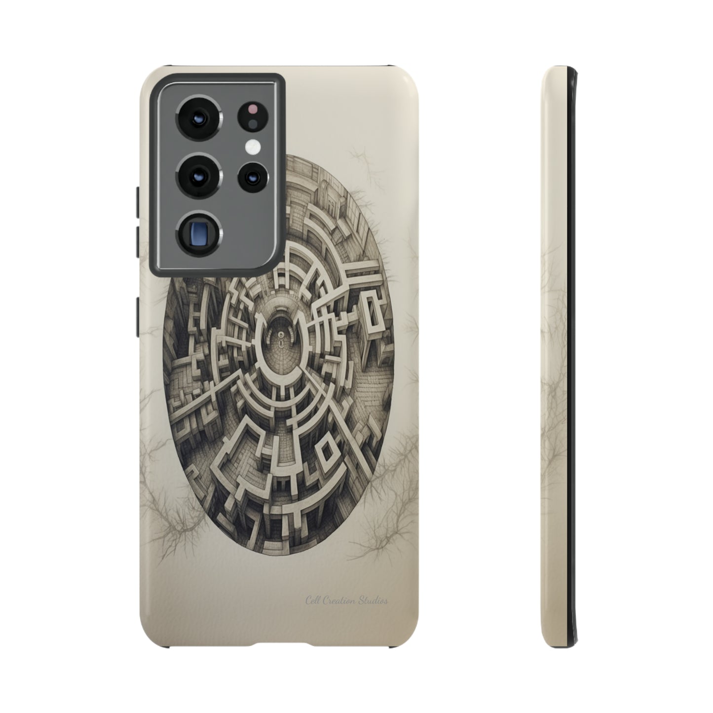 "Discover the Mystery: Maze-Inspired Cell Phone Case" -Tough Cases