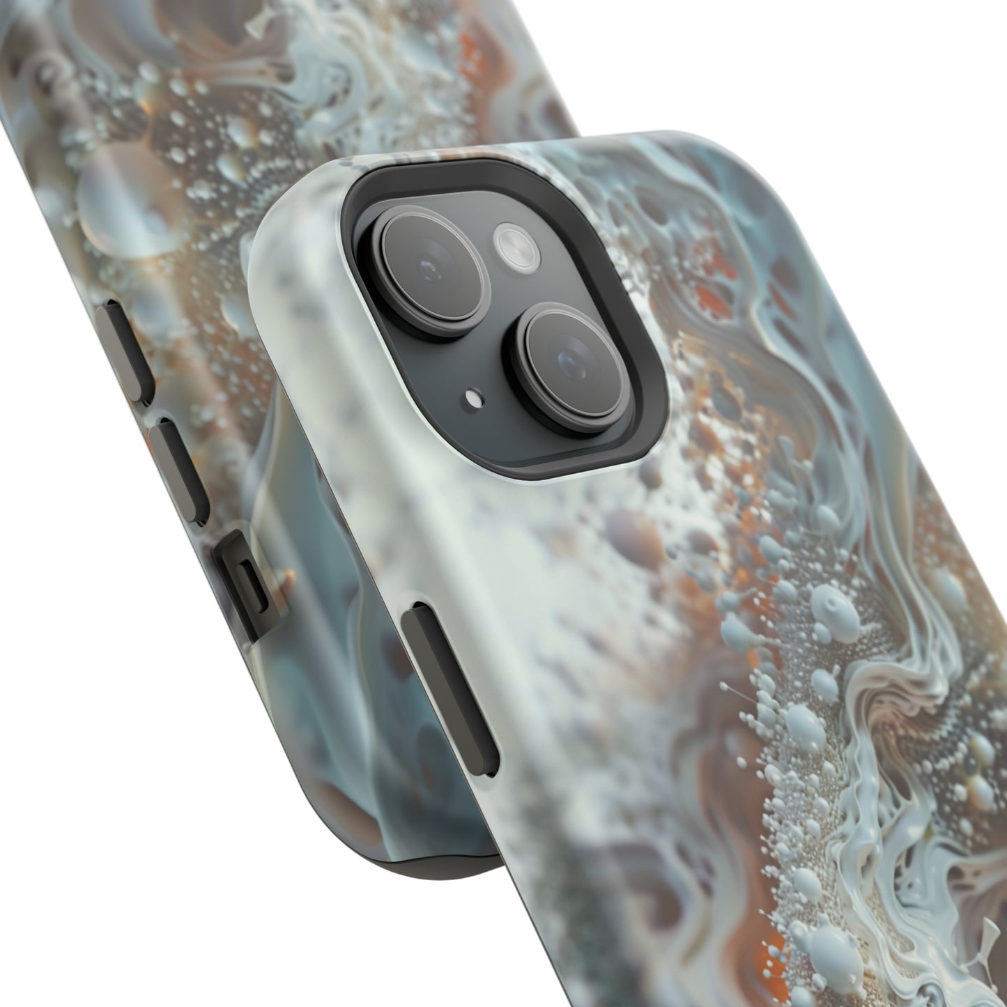 "3D Liquid Splash" -MagSafe Tough iPhone Cases