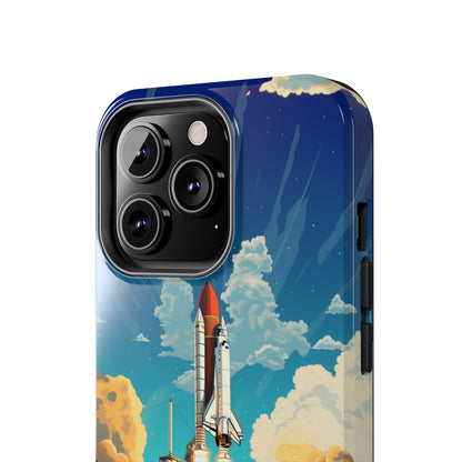 Introducing the "NASA Space Shuttle Launch" Cell Phone Case – Elevate Your Style to New Heights -Tough Phone Cases