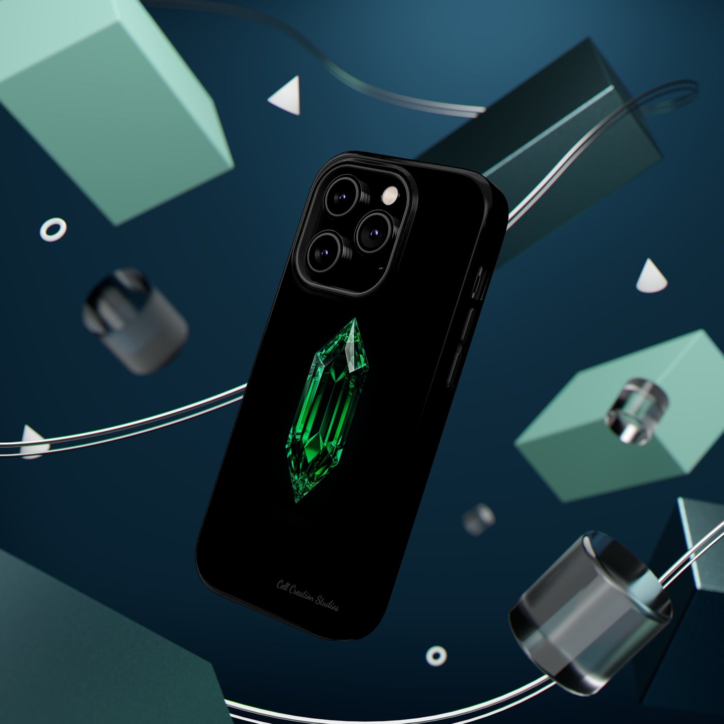 "Emerald Elegance" Phone Case -MagSafe Tough Cases