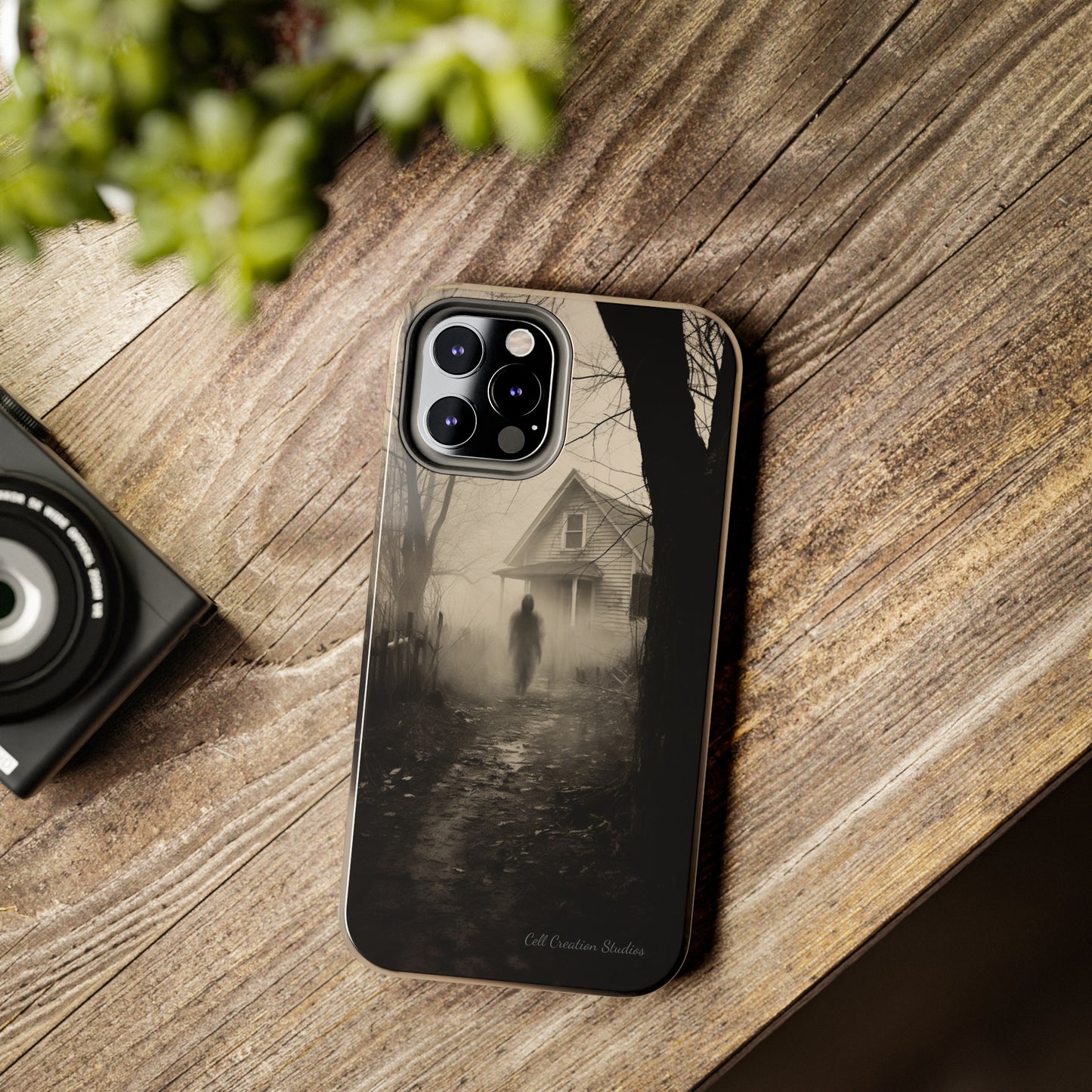 Introducing the "Ethereal Encounter" Cell Phone Case – Unveil the Mystery of the Ghostly Presence -Tough Phone Cases