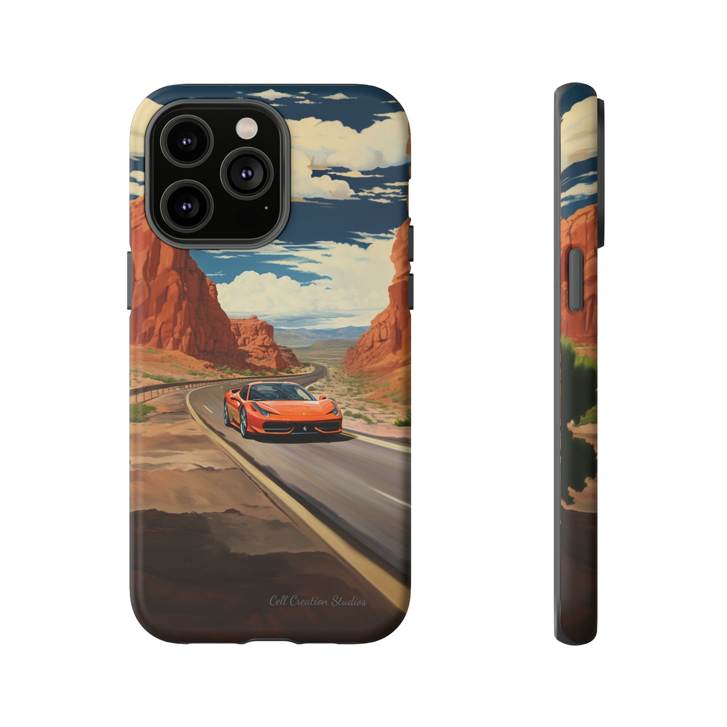 "Desert Racer Ferrari Edition" -Tough iPhone Cases