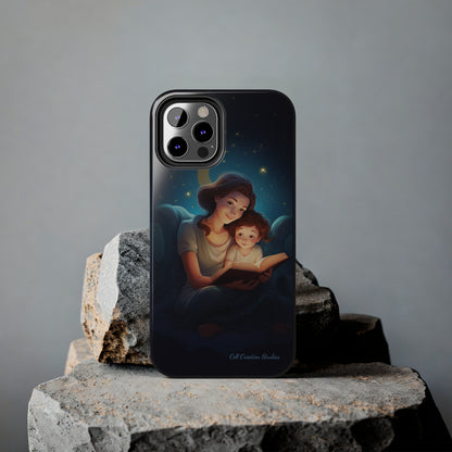 Introducing the "Bedtime Story Bliss" Cell Phone Case – Cherish Heartwarming Moments with Every Glance -Tough Phone Cases