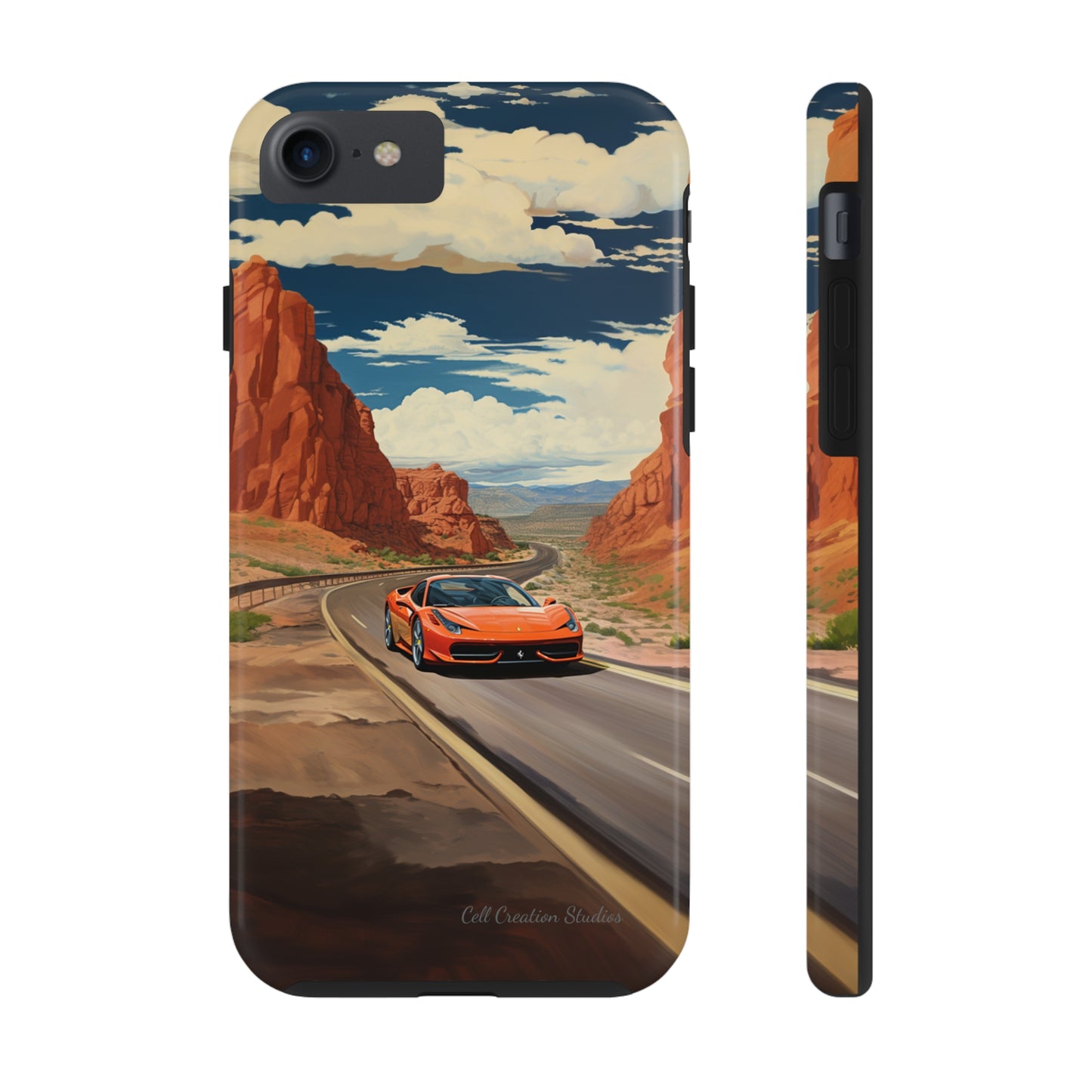 "Desert Racer Ferrari Edition" -Tough iPhone Cases