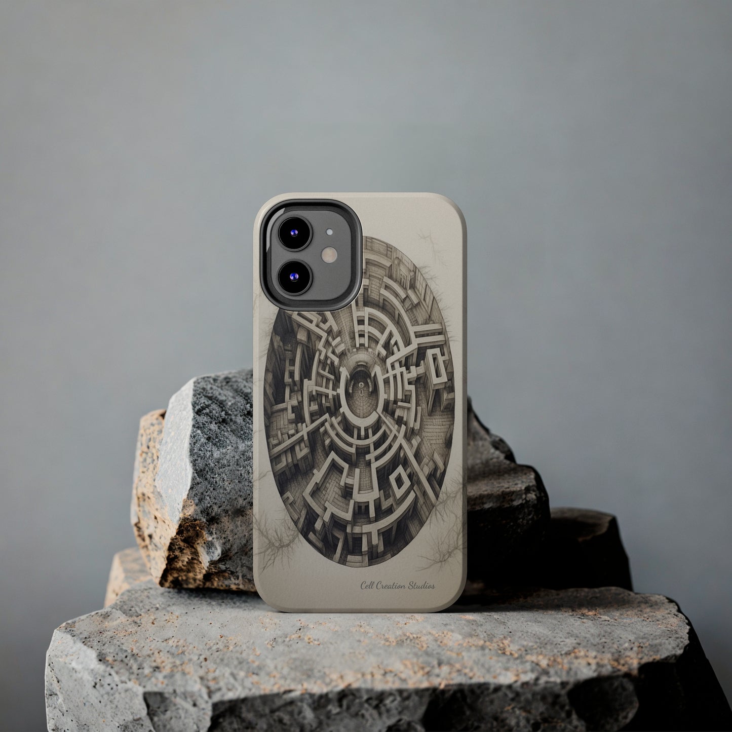 "Discover the Mystery: Maze-Inspired Cell Phone Case" -Tough Phone Cases