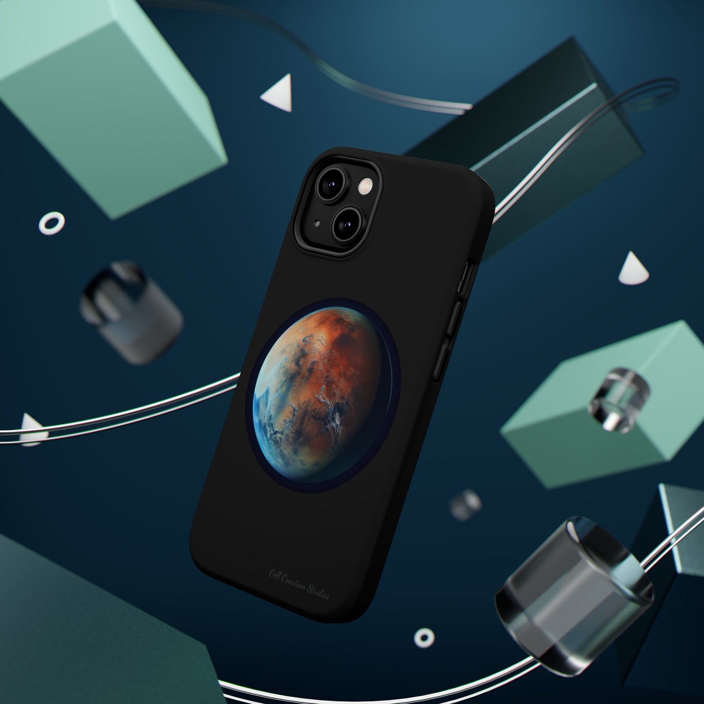 Introducing the "Mars Marvel" Cell Phone Case – Explore the Red Planet -MagSafe Tough Cases