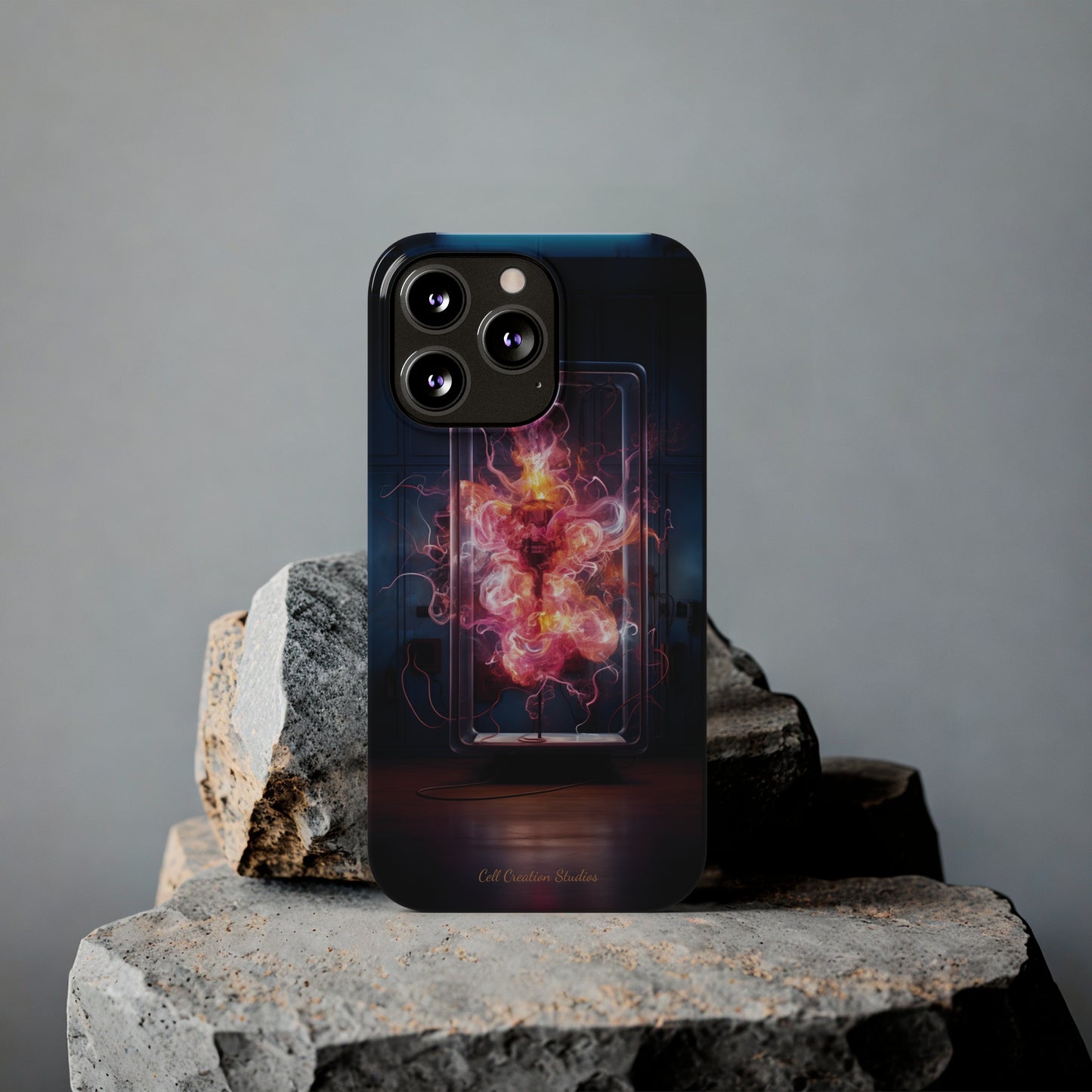 Introducing the "Ethereal Ember" Cell Phone Case – Capturing the Essence of Mystery -Slim Phone Cases