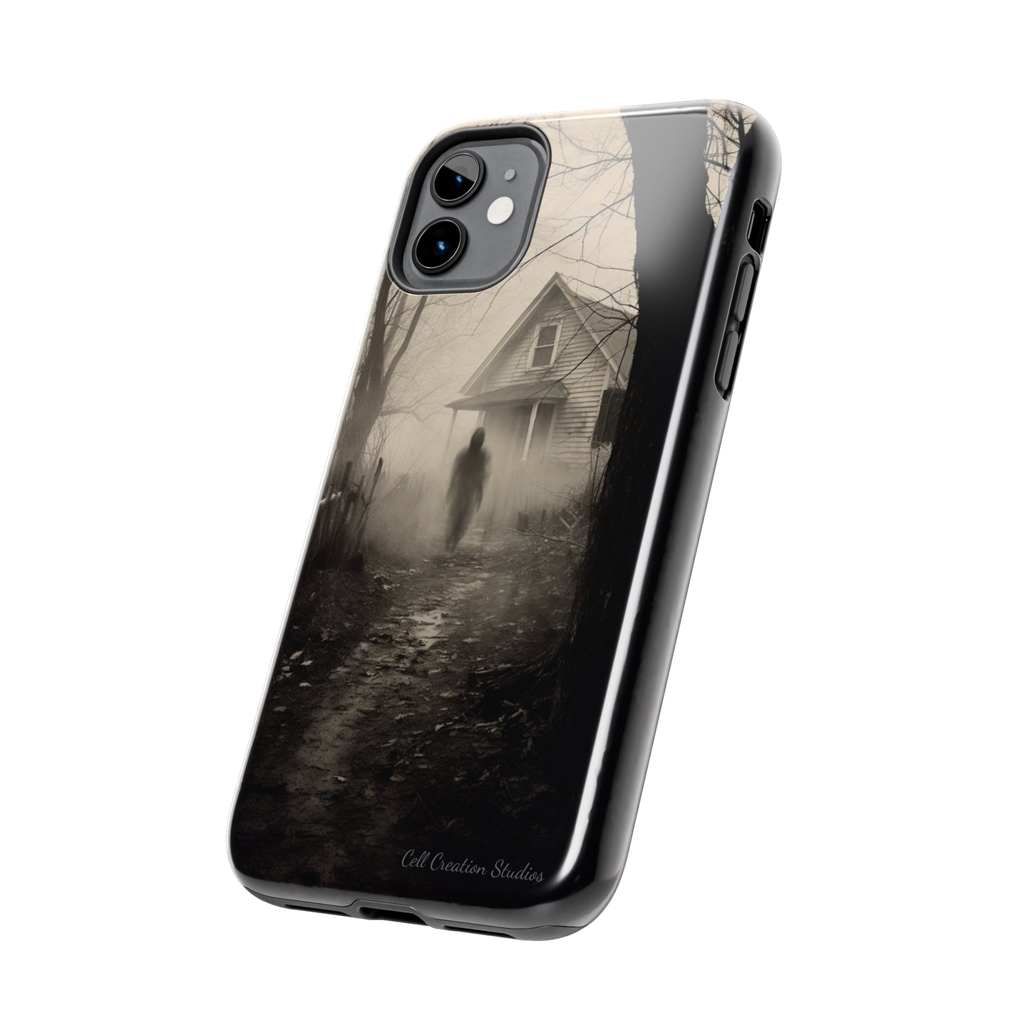 Introducing the "Ethereal Encounter" Cell Phone Case – Unveil the Mystery of the Ghostly Presence -Tough Phone Cases