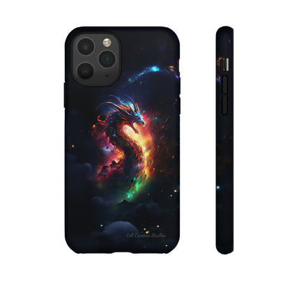 "Cosmic Dragon Unleashed" -Tough iPhone Cases