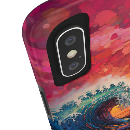 "Colorful Ocean Wave" Cell Phone Case -Tough Phone Cases