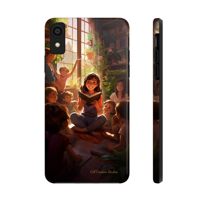 Introducing the "Inspiring Teacher's Tale" Cell Phone Case – Capture the Joy of Storytime -Tough Phone Cases