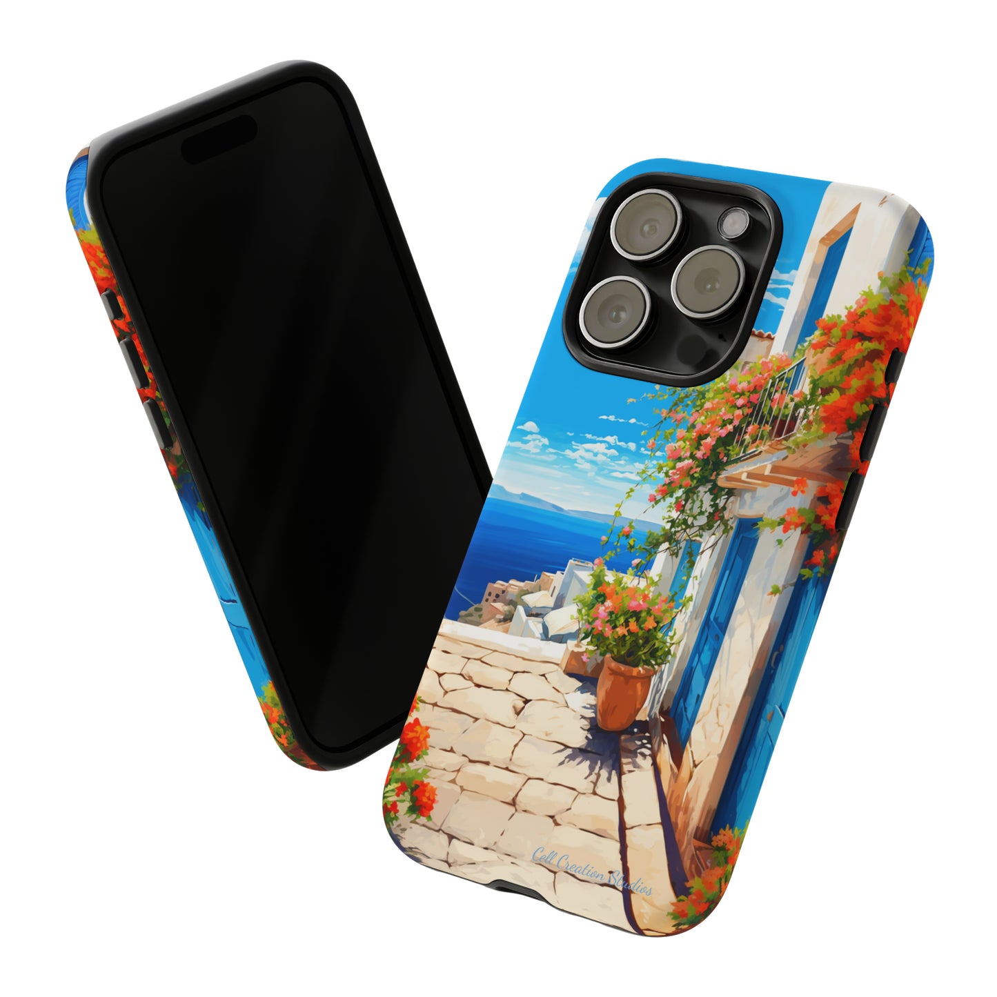 "Mediterranean Bliss Horizon" -Tough iPhone Cases