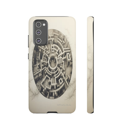 "Discover the Mystery: Maze-Inspired Cell Phone Case" -Tough Cases