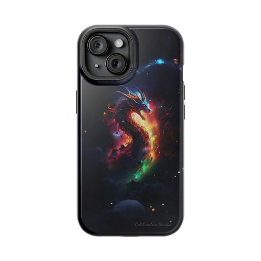 "Cosmic Dragon Unleashed" -MagSafe Tough iPhone Cases