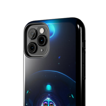 The "Cosmic Cruising Bored Alien" Phone Case-Tough Phone Cases