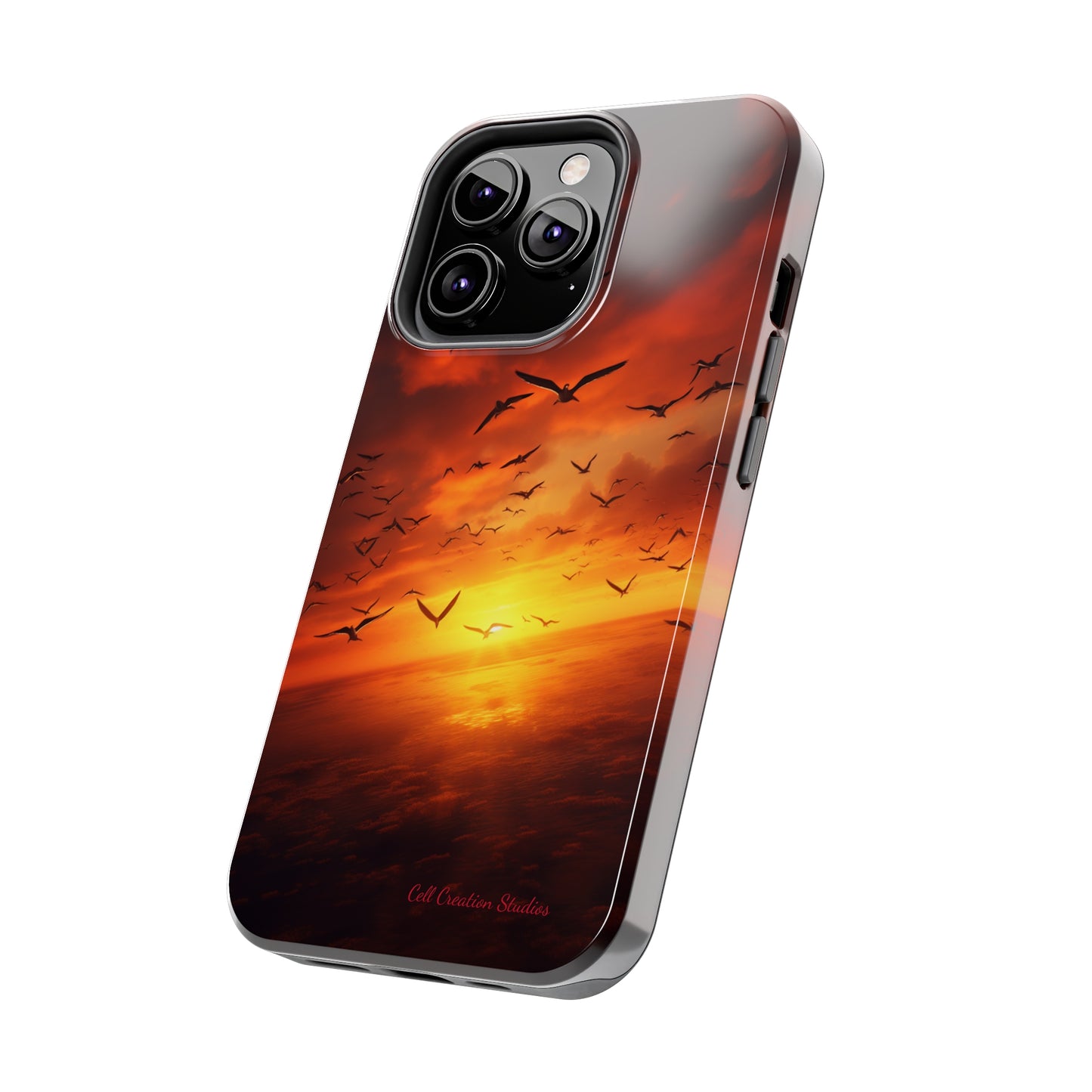 Introducing the "Sunset Soar" Cell Phone Case – Embrace Freedom and Beauty -Tough Phone Cases