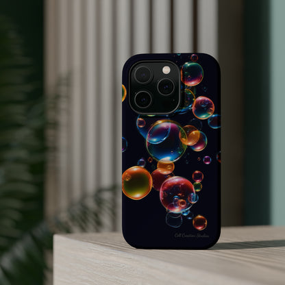 Elevate Your Phone's Aesthetic with our "BubbleBurst" Cell Phone Case -MagSafe Tough Cases