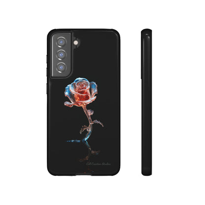 The "Glass Rose Elegance" Phone Case-Tough Cases