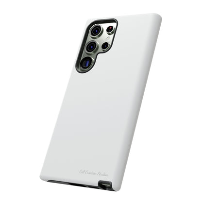 "Pure Elegance White" -Tough Samsung Phone Cases