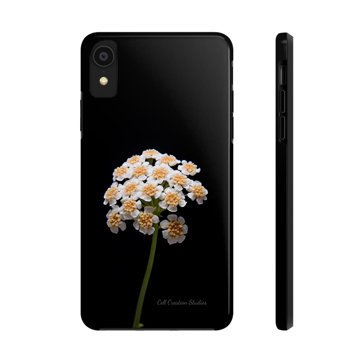 "Elegant Yarrow Bloom" Phone Case -Tough Phone Cases