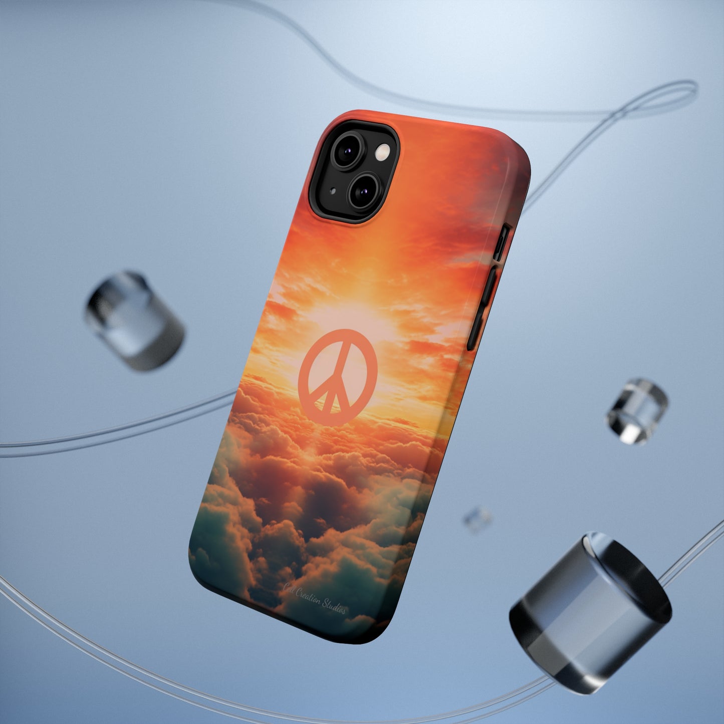 Introducing the "Sky Peace" Cell Phone Case – Carry Tranquility in Your Pocket -MagSafe Tough Cases