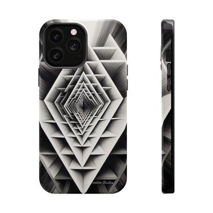 The "Geometric Triangle" Cell Phone Case -MagSafe Tough Cases