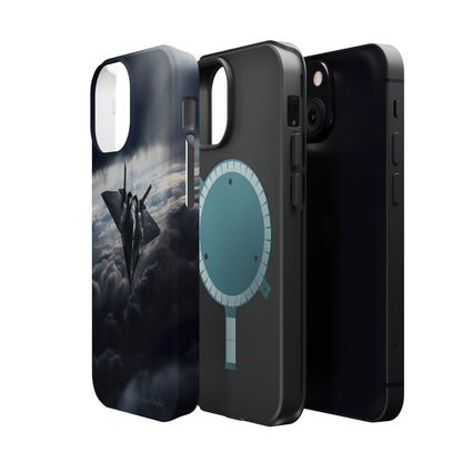 "Stealth Fighter Sky Guardian" Phone Case -MagSafe Tough Cases