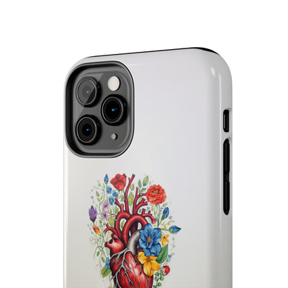 "Floral Heart Harmony" -Tough iPhone Cases