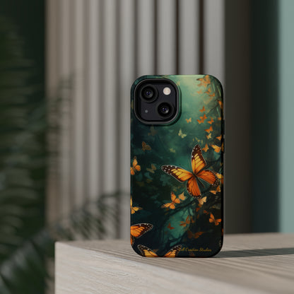 Introducing the "Butterfly Symphony" Cell Phone Case – Embrace the Dance of Nature! -MagSafe Tough Cases