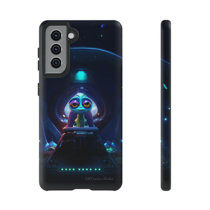 The "Cosmic Cruising Bored Alien" Phone Case -Tough Cases