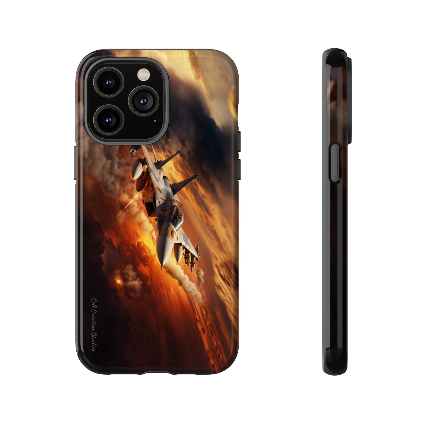 Introducing the "Sky Dominator" Fighter Jet Cell Phone Case – Unleash High-Flying Power! -Tough Cases