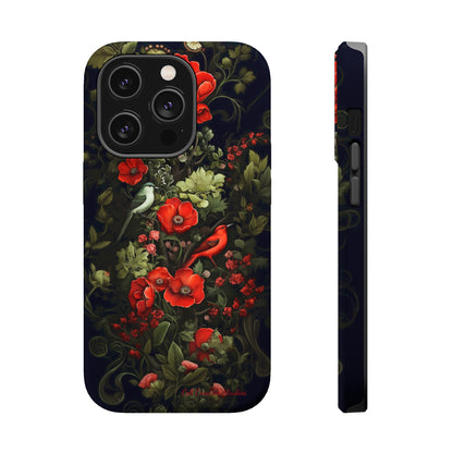 "Floral Serenade Elegance" -MagSafe Tough iPhone Cases