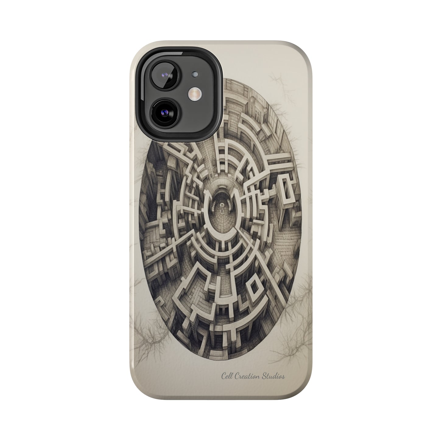 "Discover the Mystery: Maze-Inspired Cell Phone Case" -Tough Phone Cases