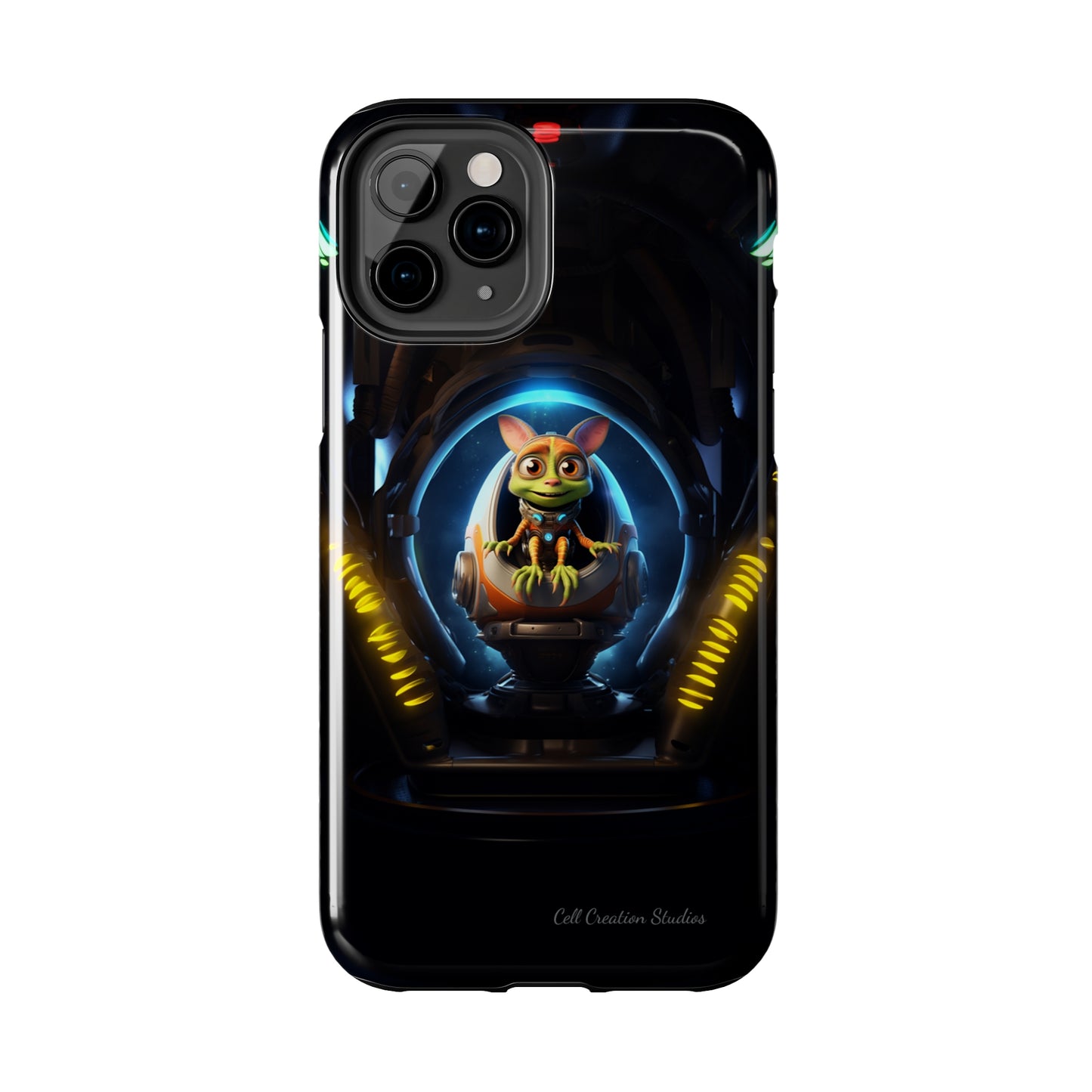 The "Galactic Explorer Alien Spaceship" Phone Case -Tough Phone Cases