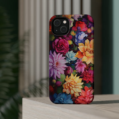 Introducing the "Blossom Beauty" Cell Phone Case – Elevate Your Style with Floral Charm -MagSafe Tough Cases