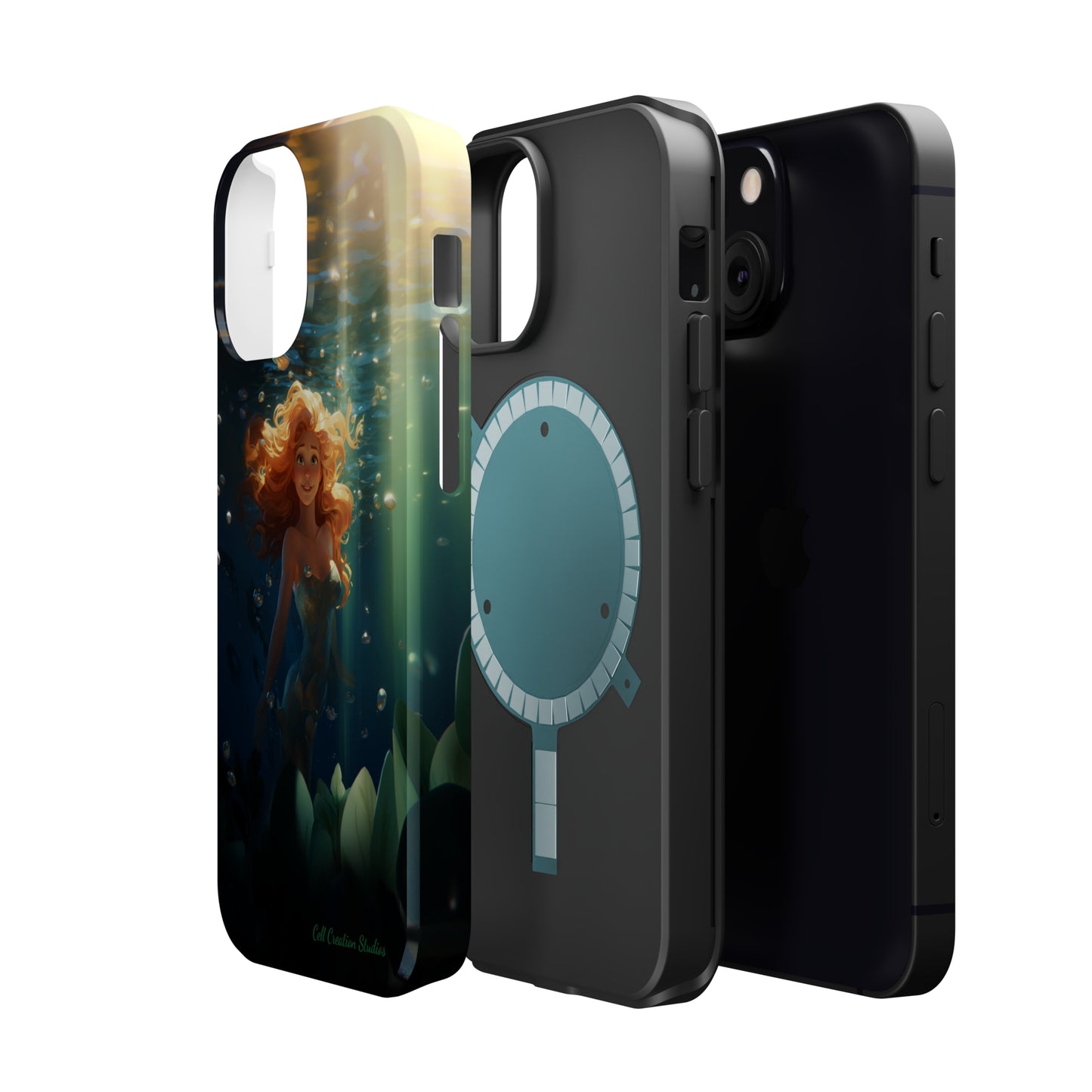 Dive into Enchantment with Our "Ariel Little Mermaid" Phone Case -MagSafe Tough Cases